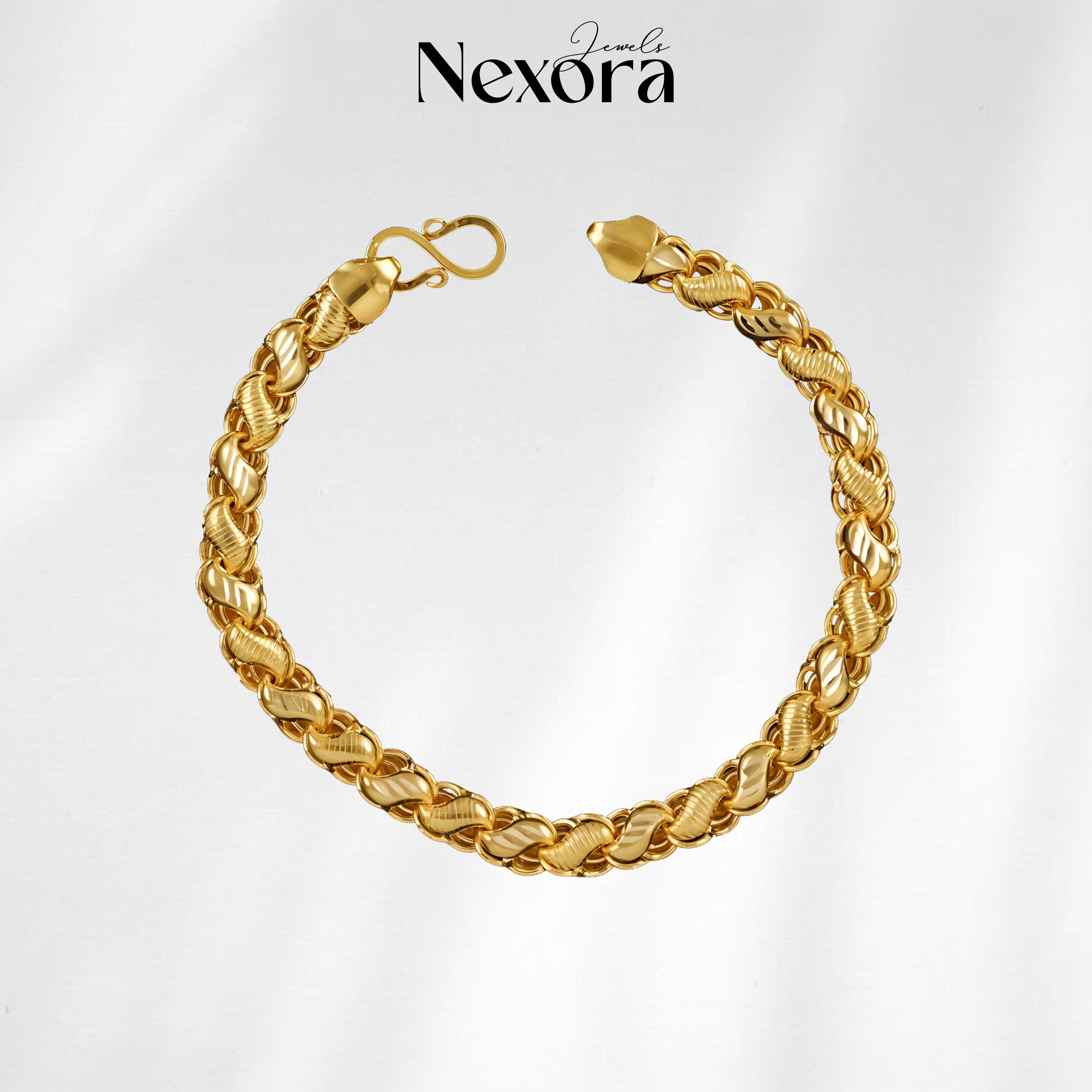 Brass Beads Gold-plated Bracelet For Mens
