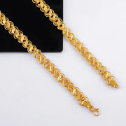 Nexora Stylish Gold Plated Chain For Boys And Men's 1 year warranty plating guaranteed