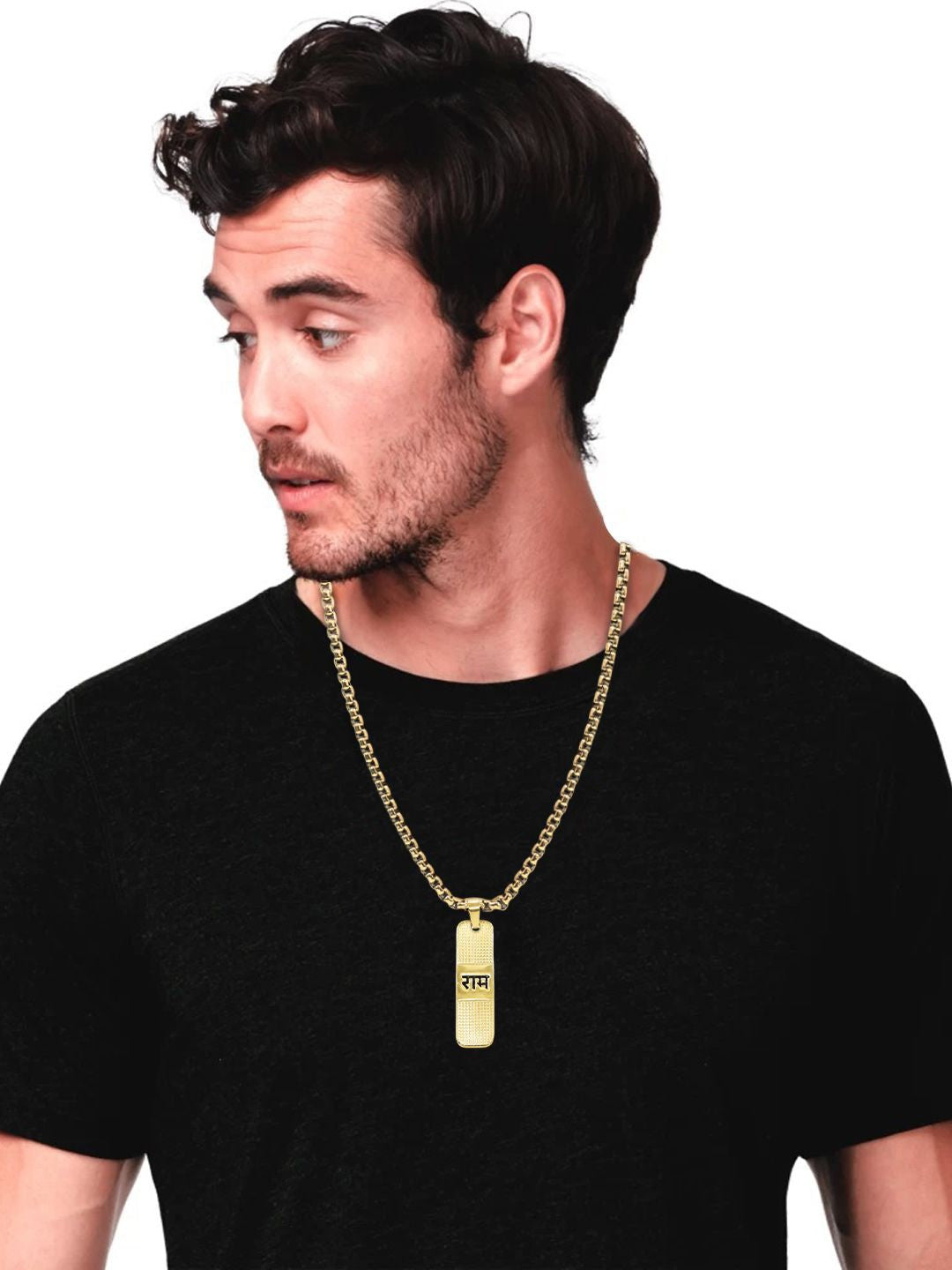 GOLD PLATED RAM PENDANT WITH CHAIN