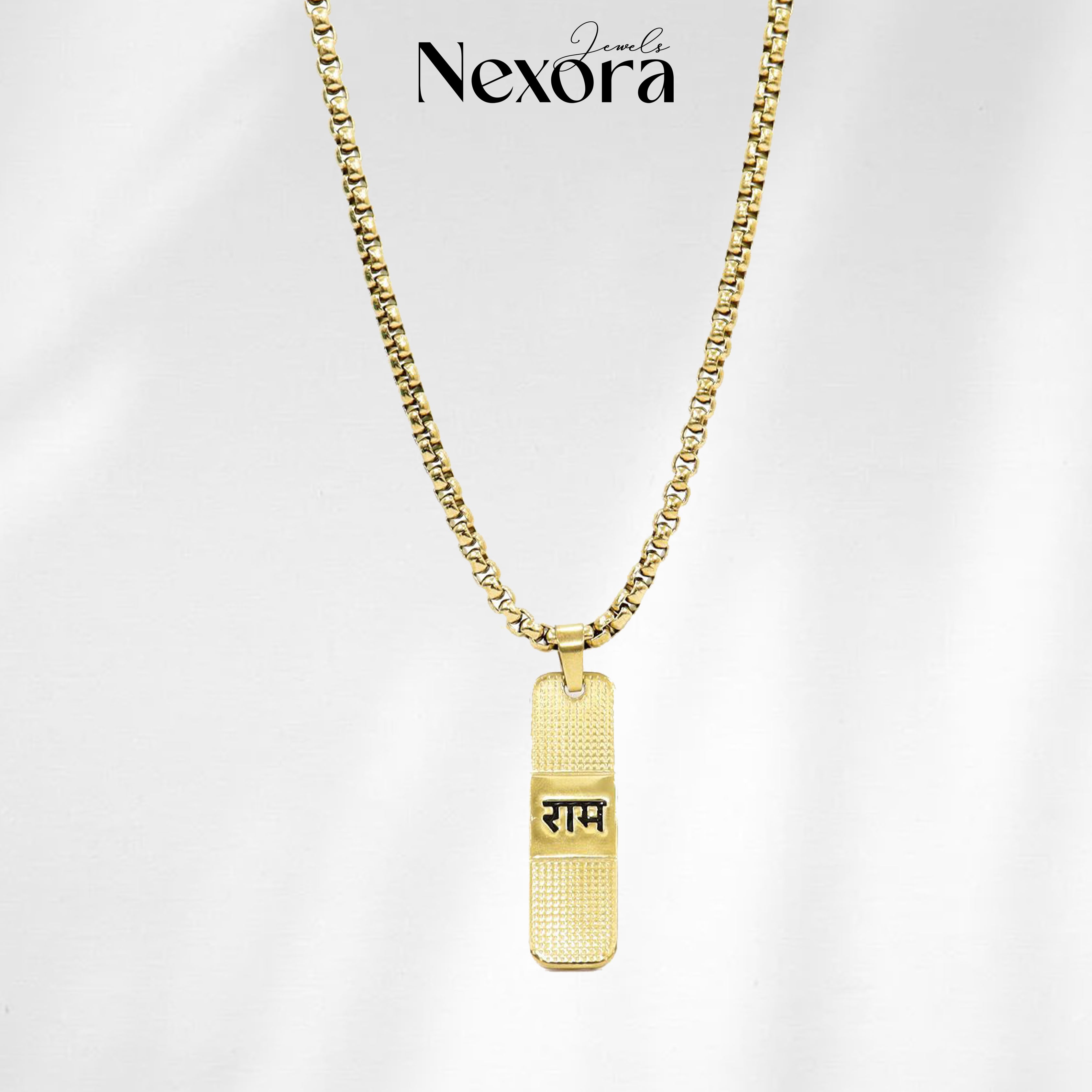 GOLD PLATED RAM PENDANT WITH CHAIN